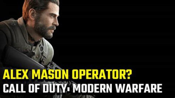 Alex Mason Modern Warfare Operator