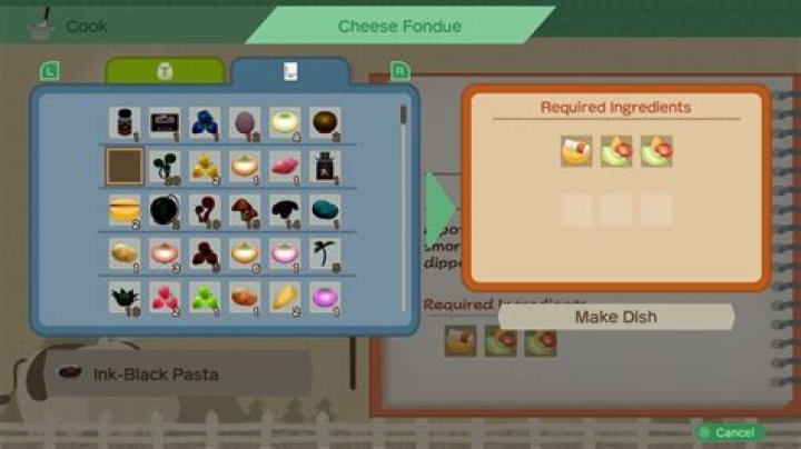All Recipes in Story of Seasons: A Wonderful Life