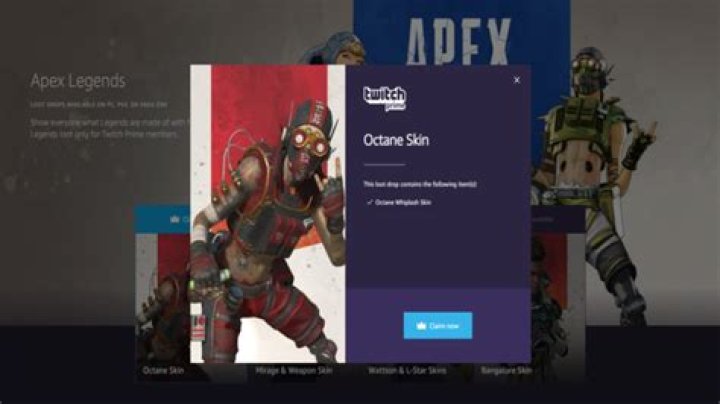 Apex Legends Twitch Prime | How to get new Octane skin for free