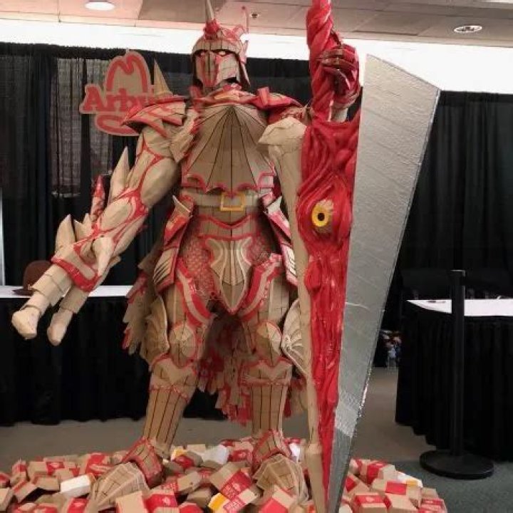 Arby's Built Soul Calibur 6's Nightmare Using Sandwich Boxes