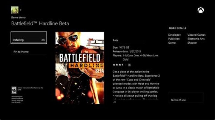 
Battlefield: Hardline Beta arrives early on Xbox One