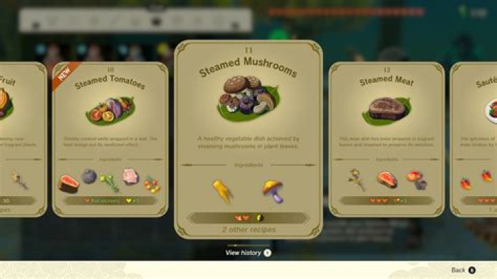 Best Stamina Recipe in Zelda Tears of the Kingdom (TOTK)