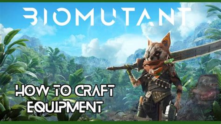 
Biomutant – How to Craft Weapons and Armor