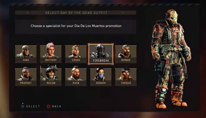 Black Ops 4 Day of the Dead Outfit - How to Equip