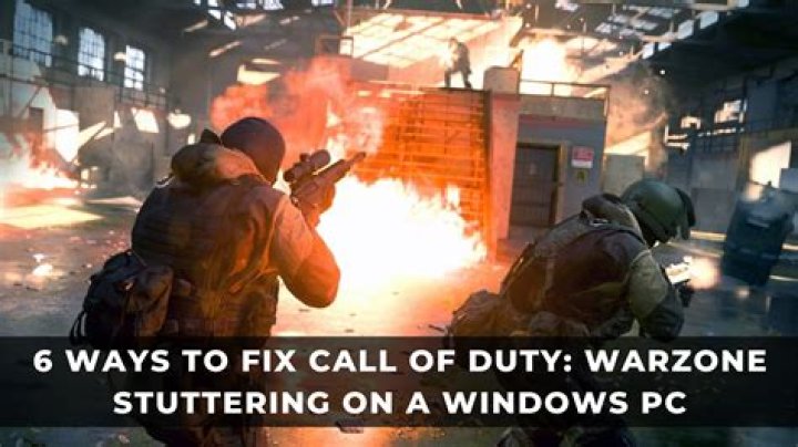 Call of Duty Warzone Stuttering Fix