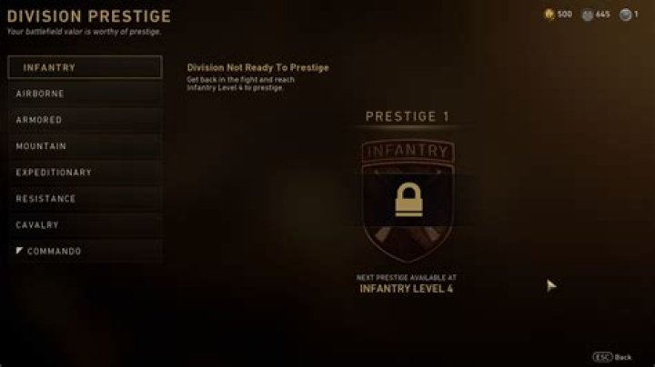 
Call of Duty WW2 Guide: Division Prestige Weapon List