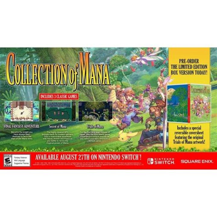 
Collection Of Mana Launches On Nintendo Switch In The West Today