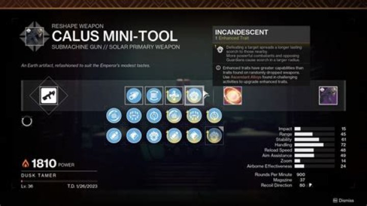 
Destiny 2 Calus Mini-Tool God Roll: Best Perks for PVP and PVE