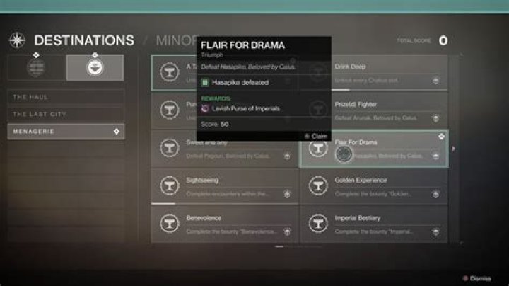 
Destiny 2 How to Claim Your Reward From the Menagerie Triumph