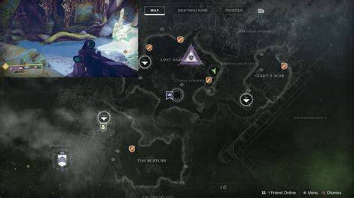 
Destiny 2 – Imperial Treasure Map – Spine Burrows on IO