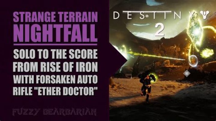destiny 2 strange terrain nightfall