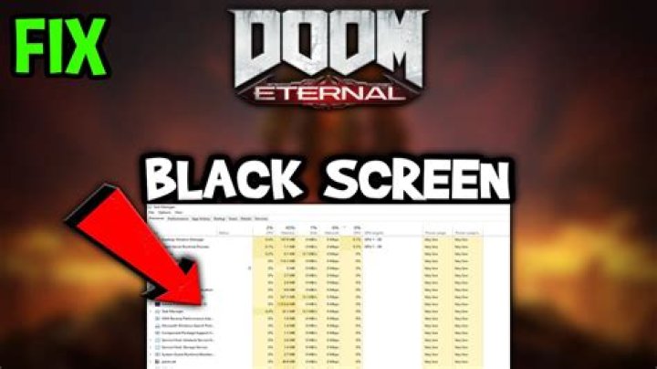 Doom Eternal black flickering screen how to fix