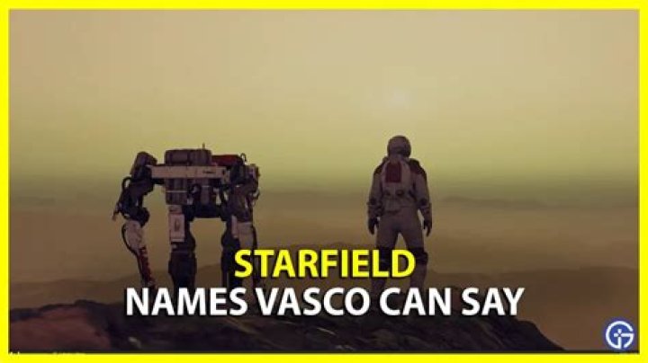 Every Name Vasco Can Say in Starfield
