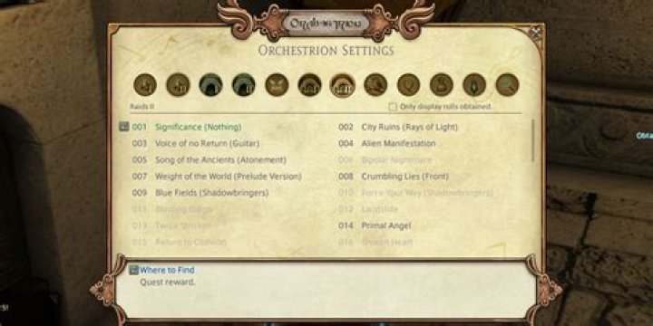 
FFXIV: All Orchestrion Rolls in 6.1 and How to Get Them