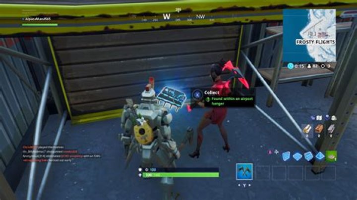 Fortbyte 75 Location | Found within an airport hangar