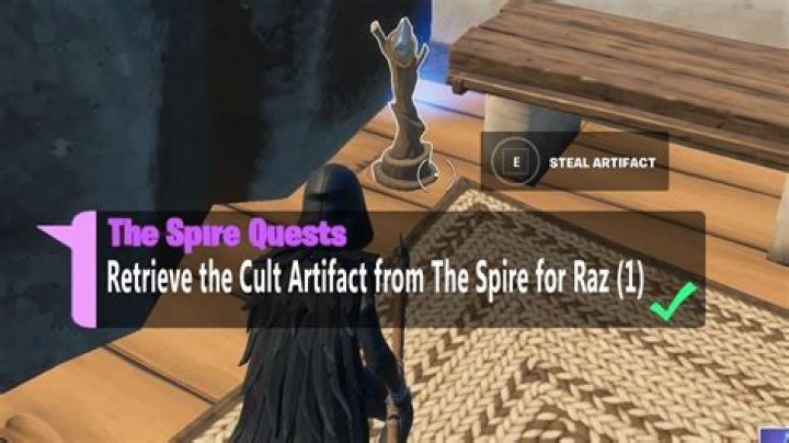 
Fortnite: How to Retrieve a Cult Artifact from the Spire for Raz