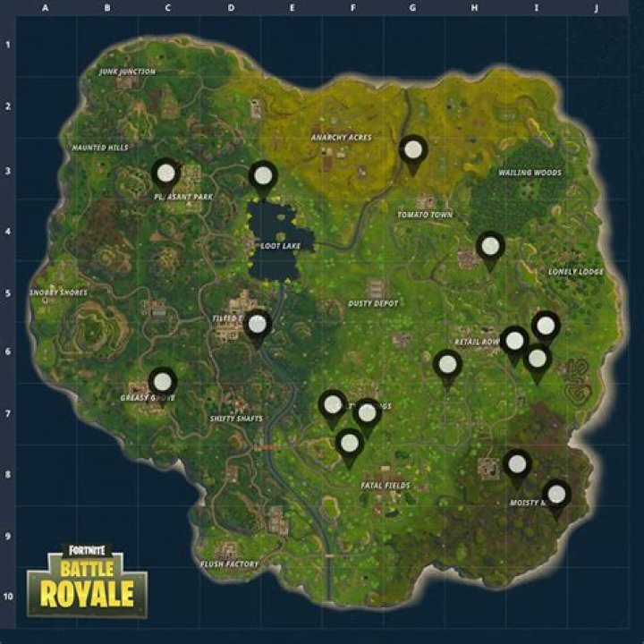 Fortnite: Supply Llama Locations | All 15 Locations [MAP]