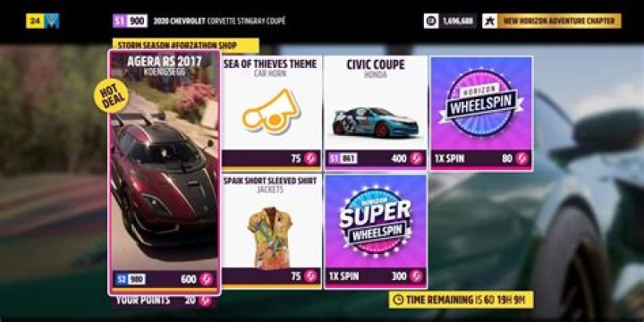 forza horizon 5 forzathon shop not working