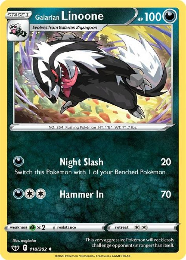 Region-Specific Forms Return In Pokemon Sword And Shield Galarian-Linoone