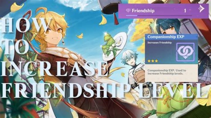 Genshin Impact | How to increase friendship level