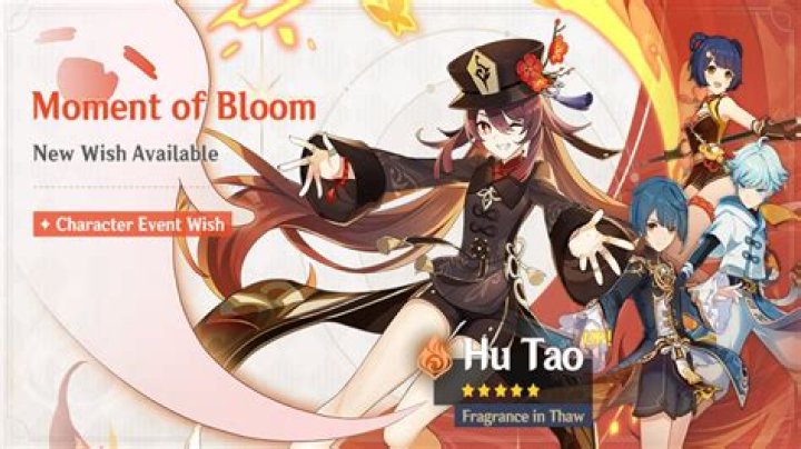 
Genshin Impact Hu Tao “Moment of Bloom” Banner Details