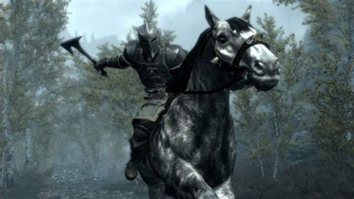 
Get on your horse and kill things in Skyrim on the PS3