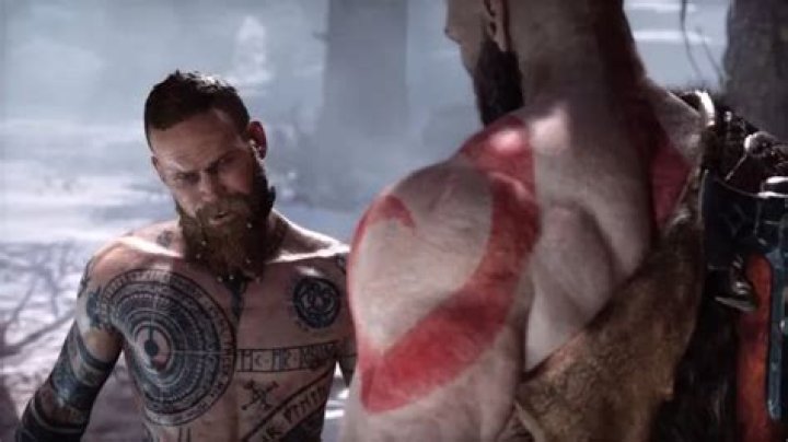 God of War The Stranger and Kratos