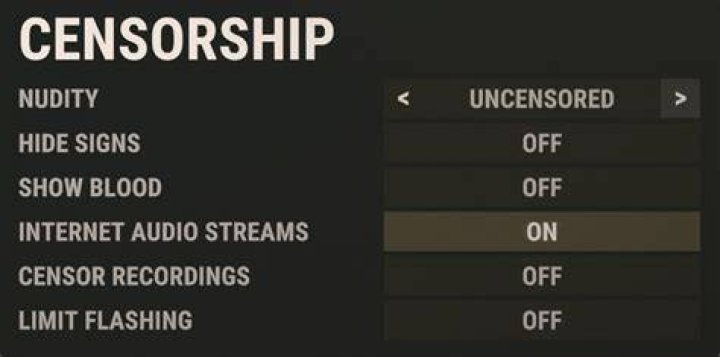 How to disable and censor nudity in Rust