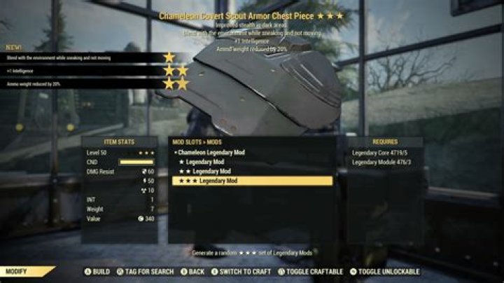 
How to Get Legendary Cores in Fallout 76