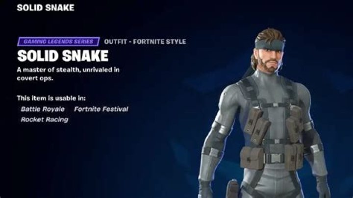How to Get Solid Snake in Fortnite
