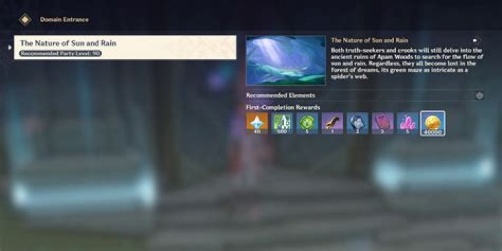 How to Unlock the Coordinates of Sun and Rain Domain in Genshin Impact