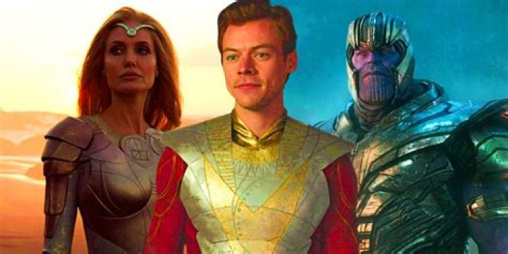 Is Harry Styles in Eternals? Post-credits scene reveals he's Thanos' brother Eros