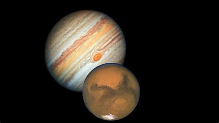Jupiter and Mars