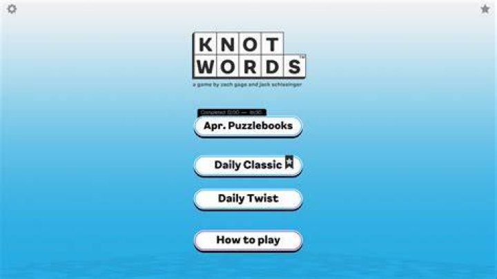 
Knotwords Daily Classic Solution for May 2