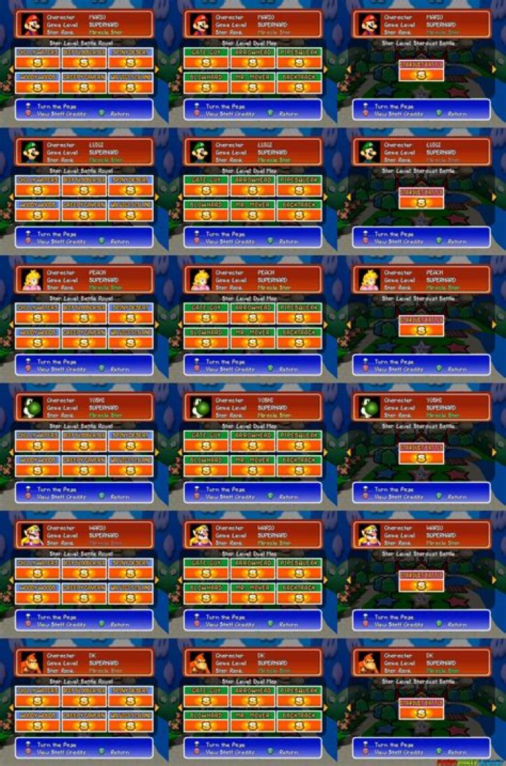 Mario Party 3 N64 Cheats