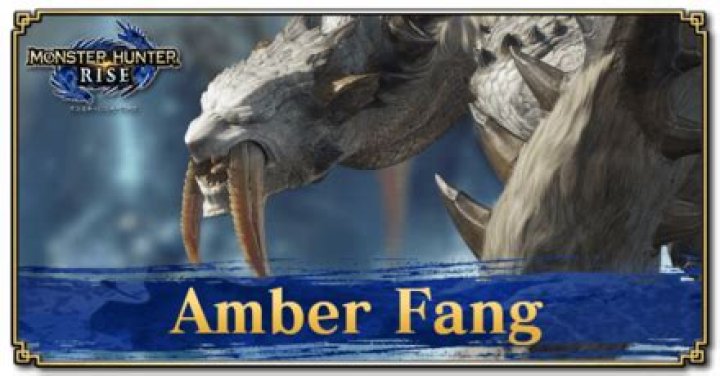Monster Hunter Rise Amber Fang