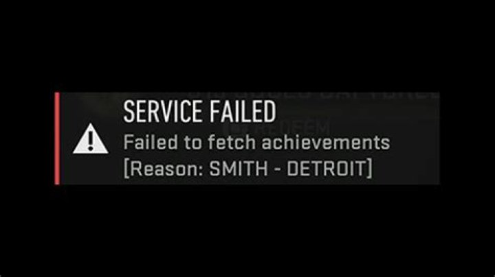 MW3 Failed to Fetch Achievements Reason Smith Detroit Fix for Modern Warfare 3