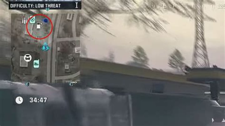 MW3 Zombies Repair Tire Road Rage Gas Station Symbol