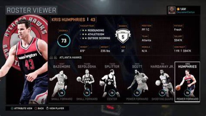 
NBA 2K16 Roster Update Changes Player Ratings
