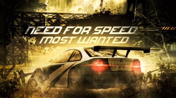 need for speed most wanted cars are racing on wet road