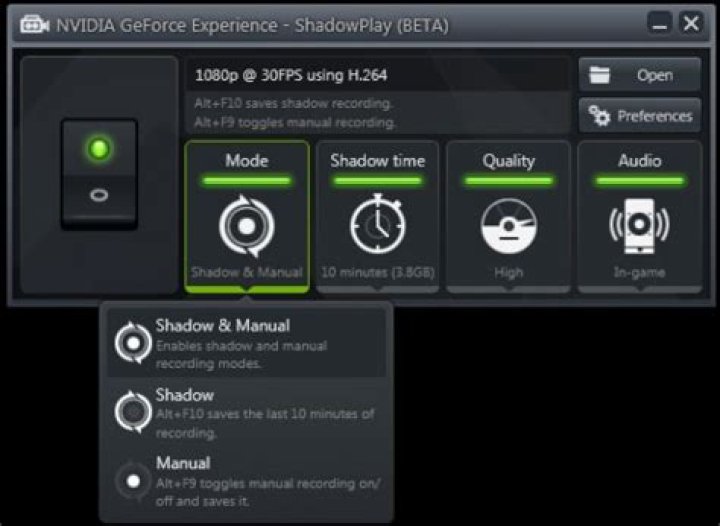 Nvidia Introduces Game Capture Software ShadowPlay