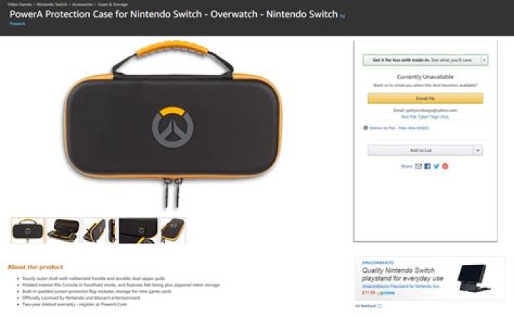 overwatch switch port, Nintendo Switch