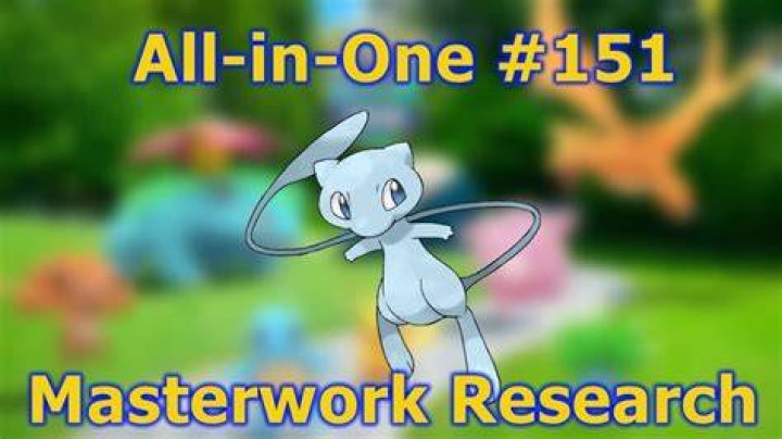 
Pokémon GO Tour: Kanto All-In-One #151 Masterwork Research Guide