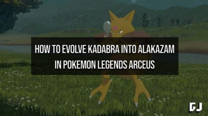 
Pokemon Legends Arceus: How to Evolve Kadabra into Alakazam