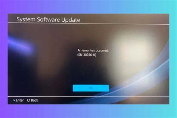 PS4 Error Code SU-30746-0, Nintendo Switch