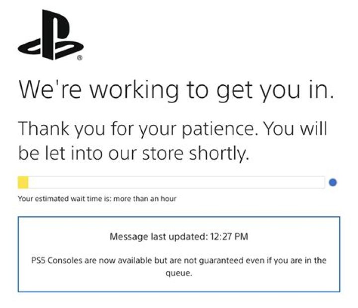 ps5 queue