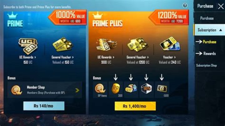 PUBG Mobile Prime Plus
