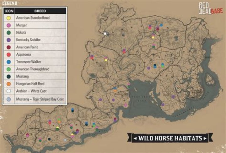 Red Dead Redemption 2 Horse Locations Guide