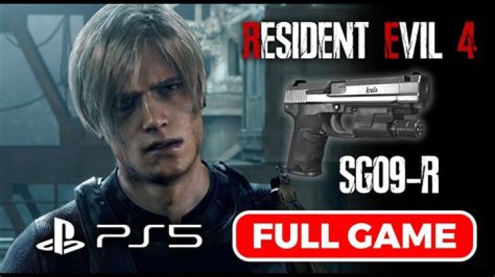 Resident Evil 4 remake SG-09 R