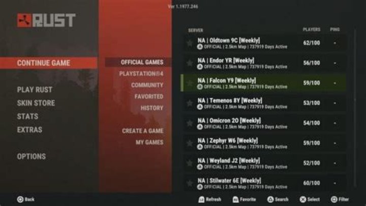 
Rust Console Edition: Where are the NA Servers?